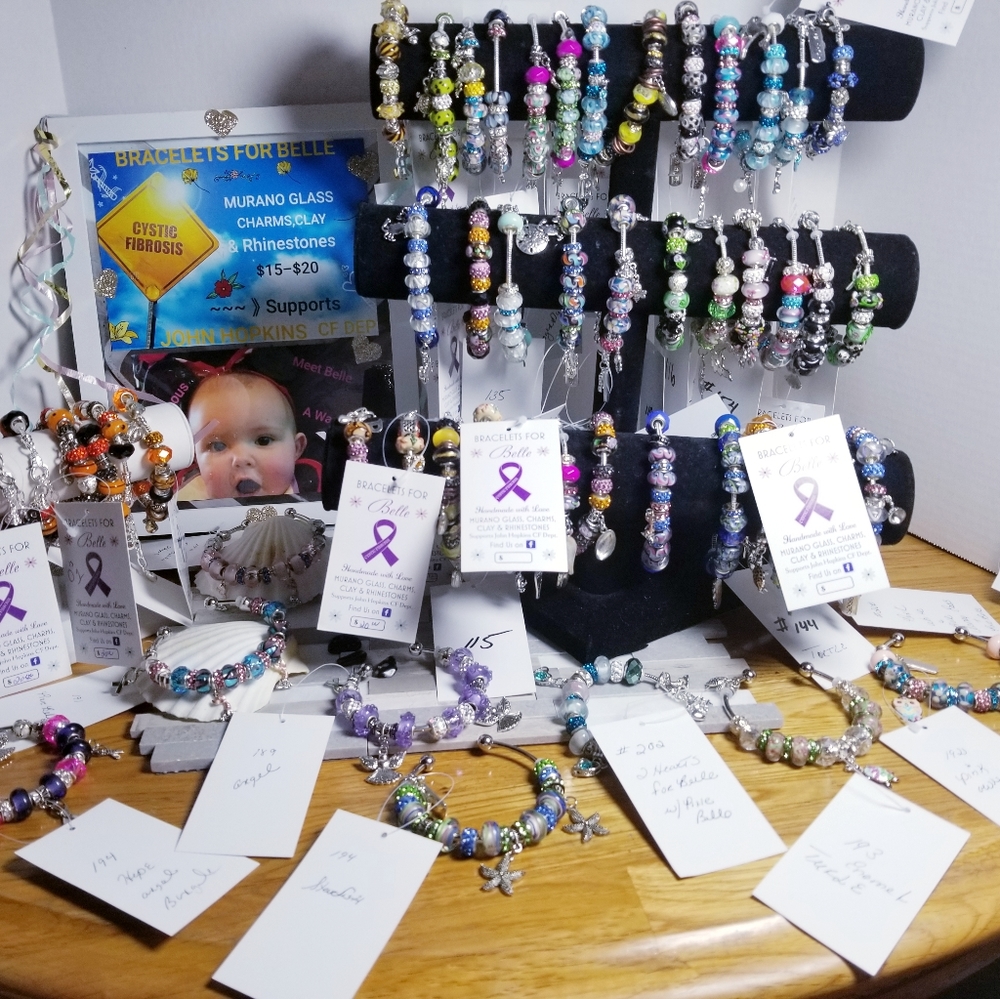 Boho birthstone Gemstone Bracelet for CF  charity